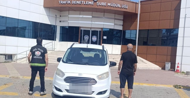 Mersin'de ters yönde ilerleyen sürücüye 21 bin lira ceza