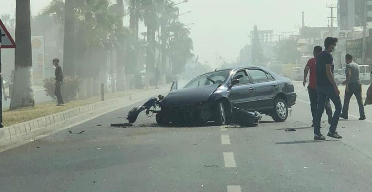Mersin’de Trafik Kazası Meydana Geldi: 1 Yaralı
