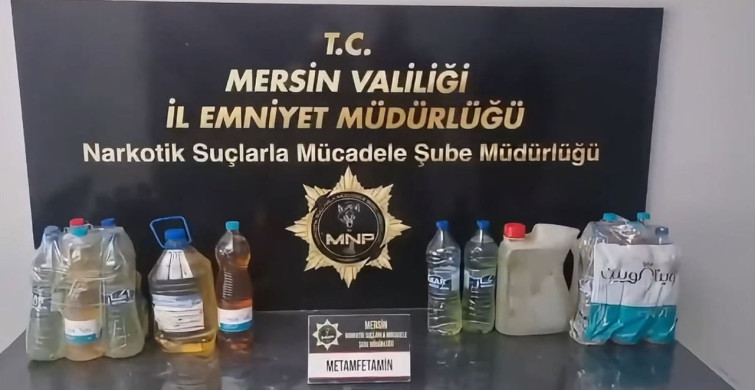 Mersin'de Uyuşturucu Operasyonu: 27 Litre Ele Geçirildi