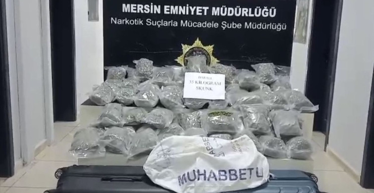 Mersin'de Uyuşturucu Operasyonu: 35 Kilogram Ele Geçirildi