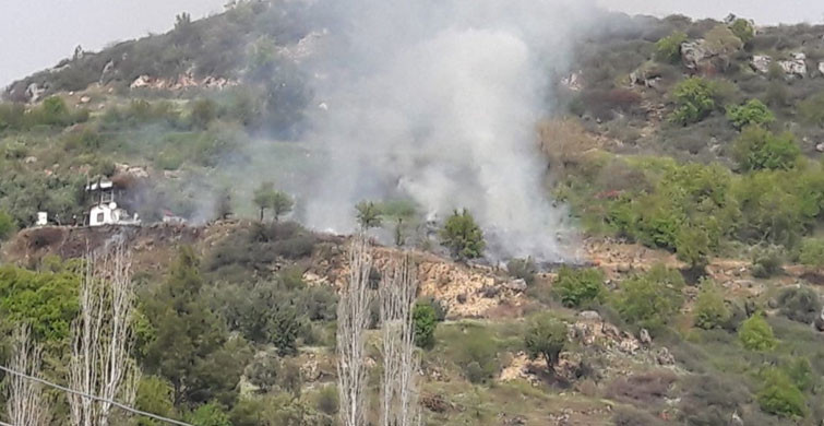 Mersin'de Yaktığı Çalılar Sonu Oldu