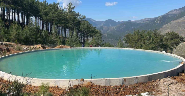 Mersin'de Yangın Sezonu Öncesi Su Kaynakları Dolu