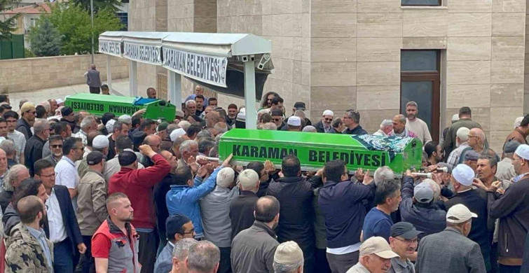 Mersin'deki Kaza Sonrası Anne ve Kızın Cenazesi Karaman'da İdare Edildi