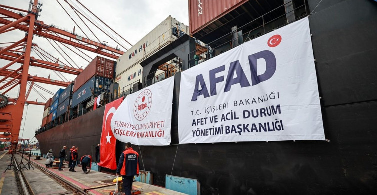 Mersin'den Sudan'a İnsani Yardım Gemi Uğurlandı