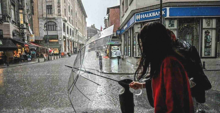 Meteoroloji'den o iller için uyarı! Kuvvetli yağış ve fırtına geliyor