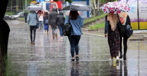 Meteorolojiden Sağanak Yağış ve Fırtına Uyarısı