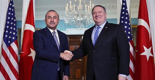 Mevlüt Çavuşoğlu Mevkidaşı Pompeo İle Görüştü