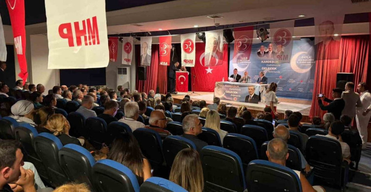 MHP Datça’da genel kurul heyecanı yaşandı