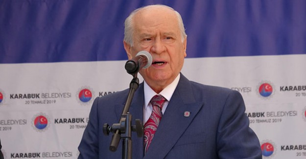 MHP Lideri Bahçeli: Fırat'ın Doğusu Ateşe Verilmeli