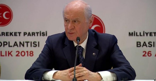 MHP Lideri Bahçeli'den Cumhurbaşkanı Erdoğan'a Suriye Çağrısı
