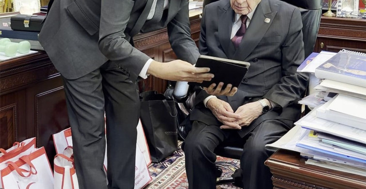 MHP Lideri Bahçeli'ye Samsun Çalışma Raporu Sunuldu