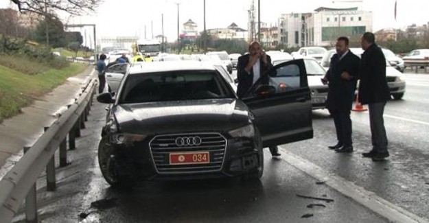 MHP Lideri Devlet Bahçeli'nin Konvoyunda Kaza: 2 Yaralı