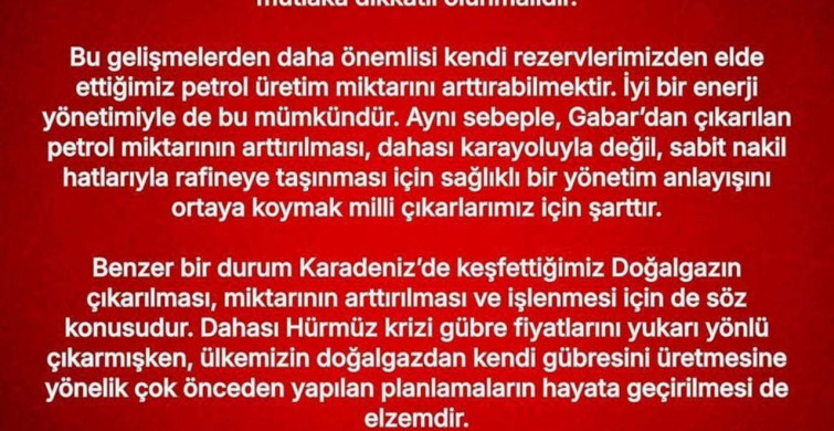 MHP'li İsmail Özdemir'den Enerji Yönetimi Vurgusu
