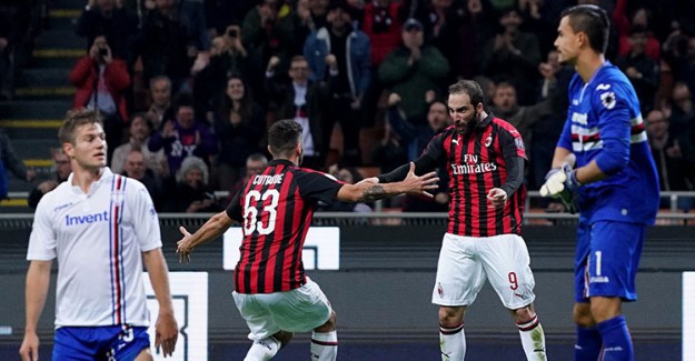 Milan 3 - 2 Sampdoria Maç Özeti ve Golleri İzle