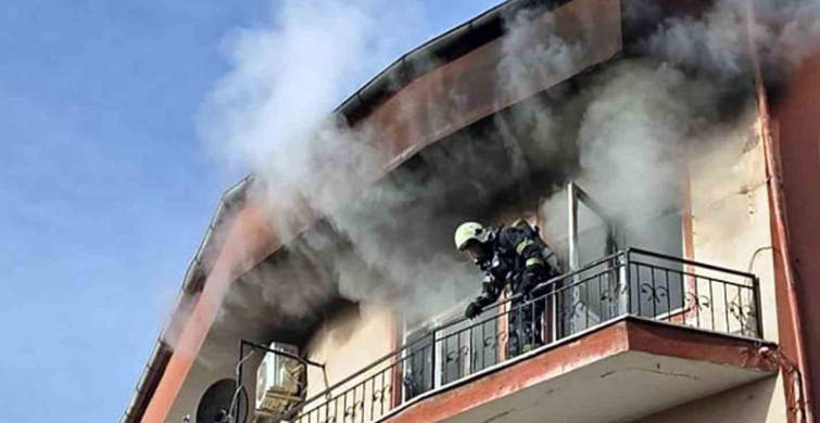 Milas'ta Apartman Yangını Paniğe Neden Oldu