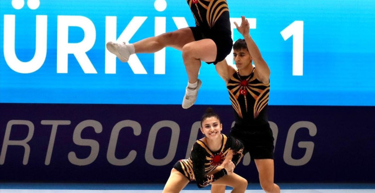 Milli Aerobik Cimnastikçiler Avrupa Şampiyonası'nda Finale Yükseldi