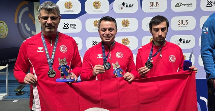 Milli Atıcılar Avrupa Havalı Silahlar Şampiyonası'ndan Gümüş Madalya ile Döndü