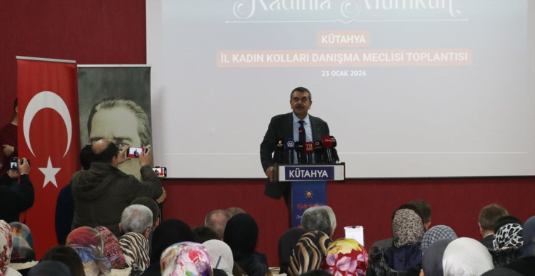 Milli Eğitim Bakanı Tekin, Kütahya'da Tartışmalara Değinerek Eğitim Vizyonunu Anlattı