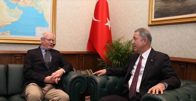Milli Savunma Bakanı Akar, Jeffrey ve Satterfield'i Kabul Etti