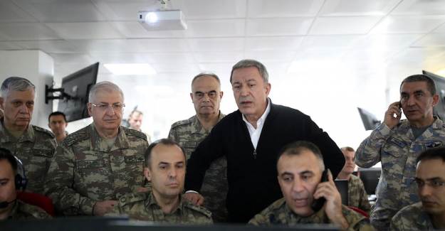 Milli Savunma Bakanı Hulusi Akar Yunanistan Sınırında