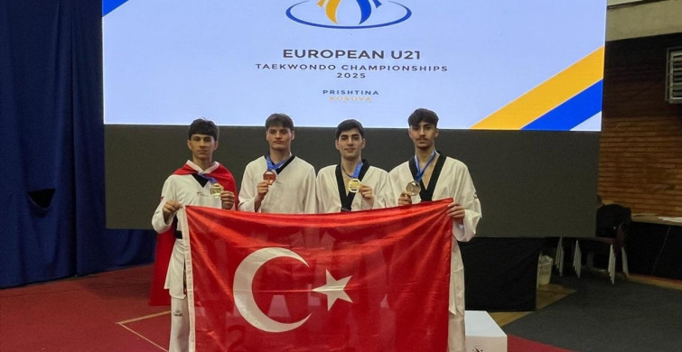 Milli Tekvandocular Avrupa Ümitler Şampiyonası'nda Zirvede