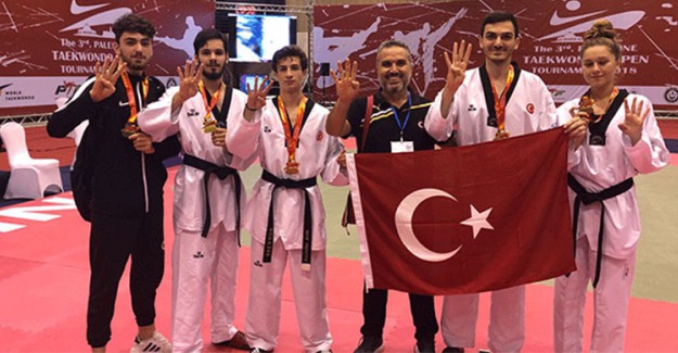 Milli Tekvandoculardan 4 Altın Madalya!