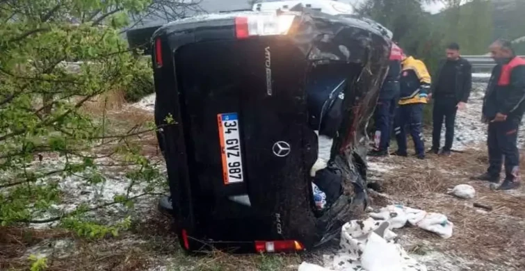 Minibüs kazası ölümle sonuçlandı: 1 ölü, çok sayıda yaralı