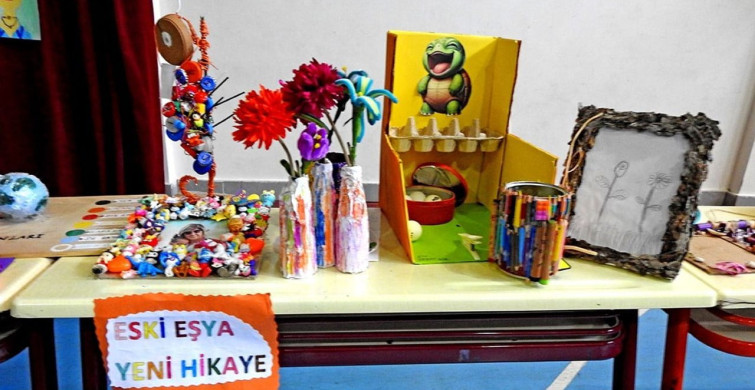 Minik Ellerden Sanat: Alaçatı'da Geri Dönüşüm Sergisi