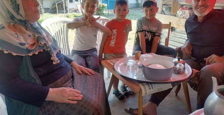 Minik kalplerden vefa dolu ziyaret
