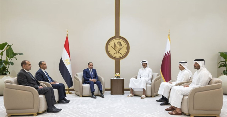 Mısır Cumhurbaşkanı Sisi, Doha'ya Çalışma Ziyaretinde Bulundu