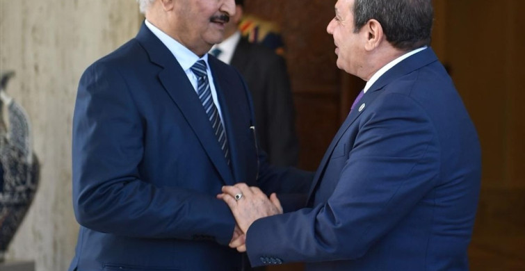 Mısır Cumhurbaşkanı Sisi, Libya'nın Hafter ile Buluştu