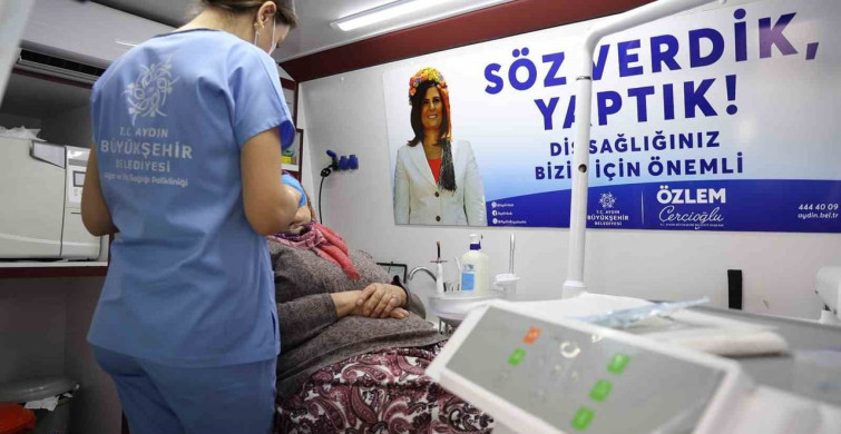 Mobil ağız ve diş sağlığı klinikleri 3 ilçede ücretsiz hizmet sundu