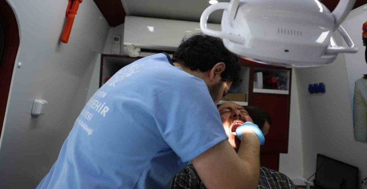 Mobil ağız ve diş sağlığı klinikleri Çine’de hizmet vermeye başladı