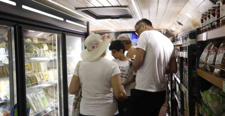 Mobil halk ege et, güzelçamlı'da vatandaşlarla buluşturuldu