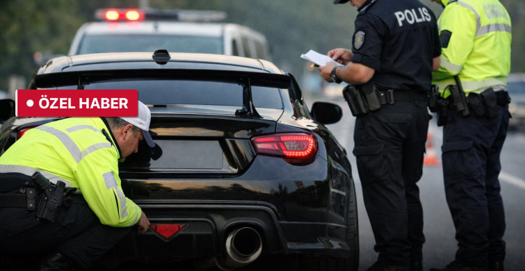 Modifiyeli Araçlara Ceza Kapıda