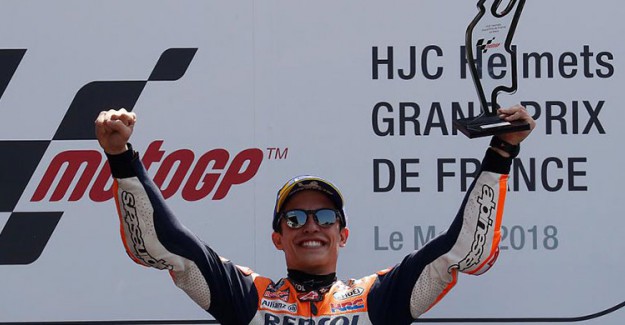 MotoGP Fransa Etabının Galibi Marquez!