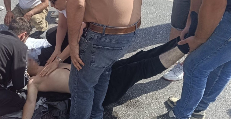 Motosiklet kazasında iki çocuk ağır yaralandı