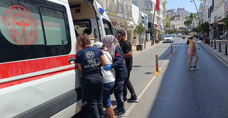 Motosiklet sürücüsü kazadan sonra olay yerinden kaçtı