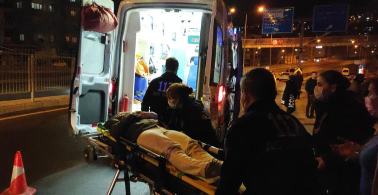 Motosiklete Çarpıp Kaçtı: 2 Yaralı