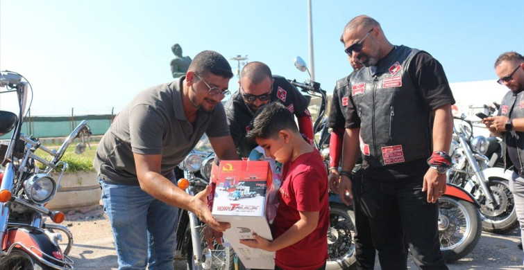 Motosikletlilerden DMD Hastası Çocuğa Destek Konvoyu
