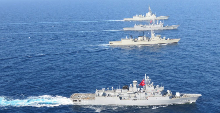MSB: Doğu Akdeniz'de Geçiş Eğitimi Yapıldı