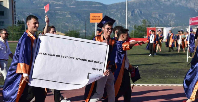 Mskü mühendislik fakültesi mezuniyet töreni düzenlendi
