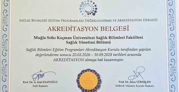 MSKÜ Sağlık Bilimleri Fakültesi 2 Yıllık Akreditasyon Aldı