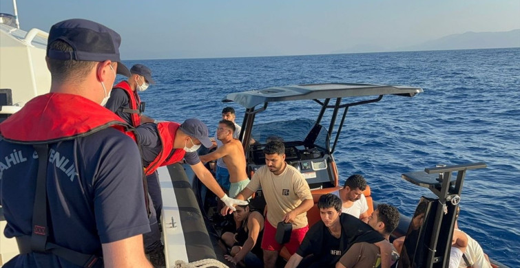 Muğla Açıklarında Düzensiz Göçmen Kurtarıldı