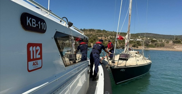 Muğla Açıklarında Düzensiz Göçmen Operasyonu