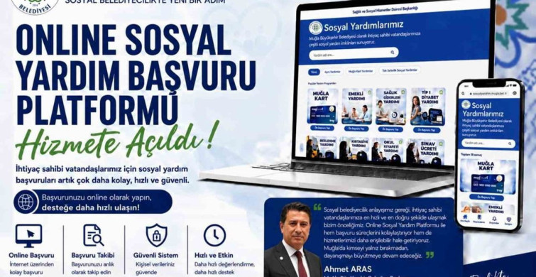 Muğla Büyükşehir Belediyesi Online Sosyal Yardım Başvurularını Başlattı