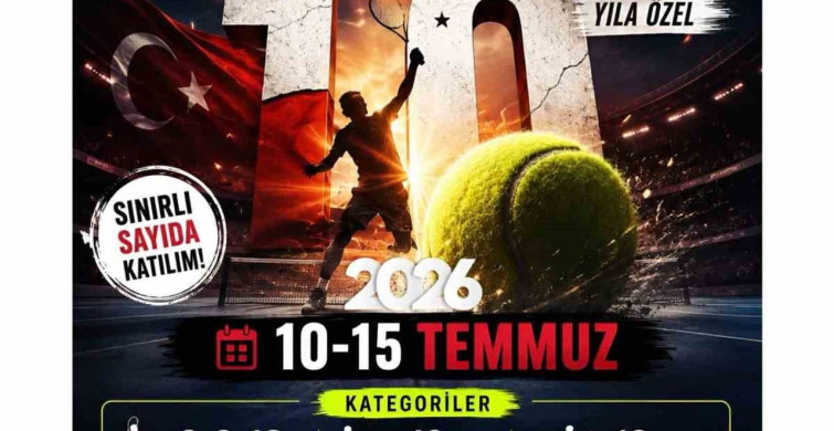 Muğla'da 15 Temmuz'a özel tenis turnuvası düzenlenecek