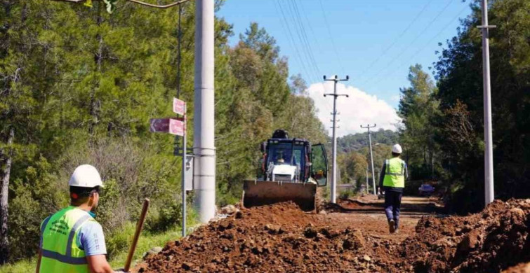 Muğla'da 3 Bin 800 Metre Su İsale Hattı Yenilendi