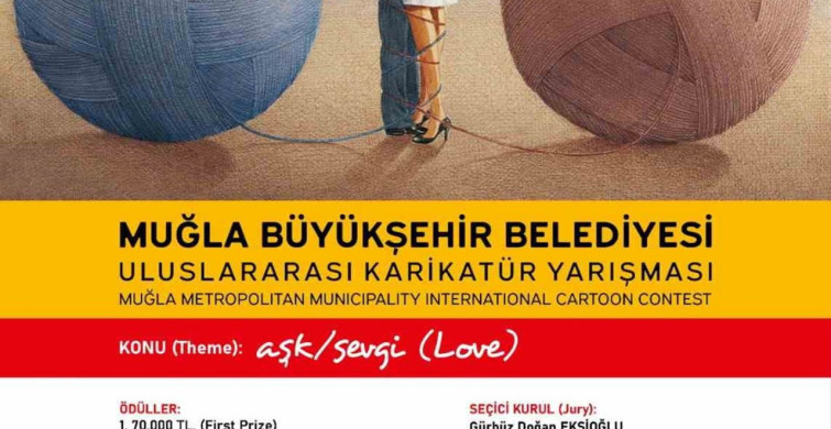 Muğla'da 6. Uluslararası Karikatür Yarışması Başlıyor