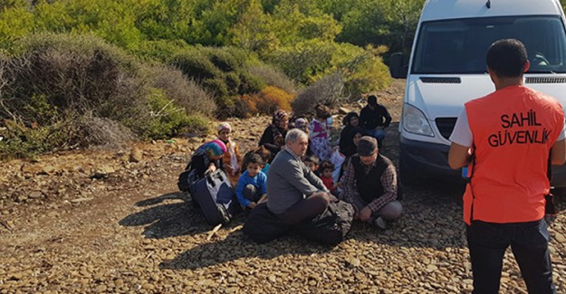 Muğla'da 62 Kaçak Göçmen Organizatörleriyle Beraber Yakalandı